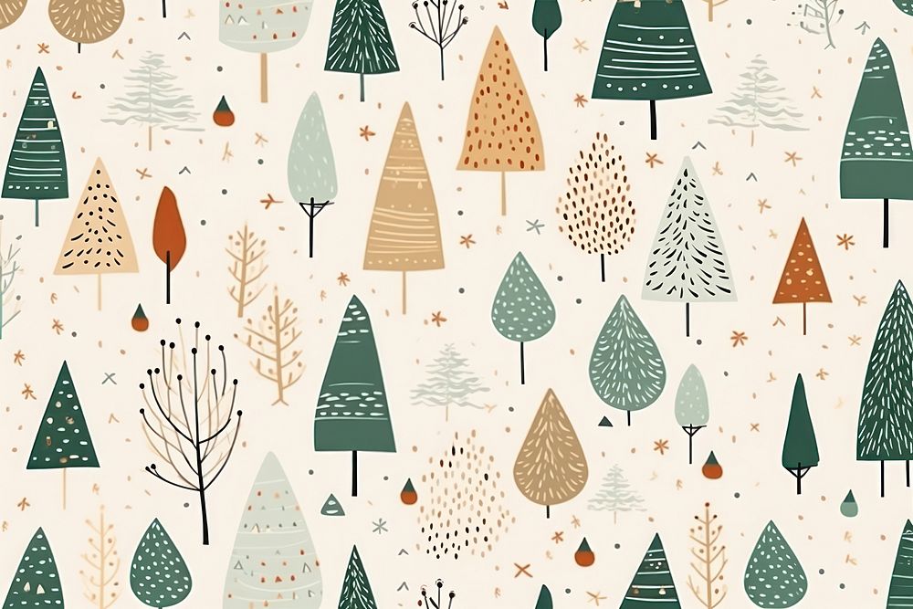 Christmas pattern tranquility backgrounds. AI generated Image by rawpixel.