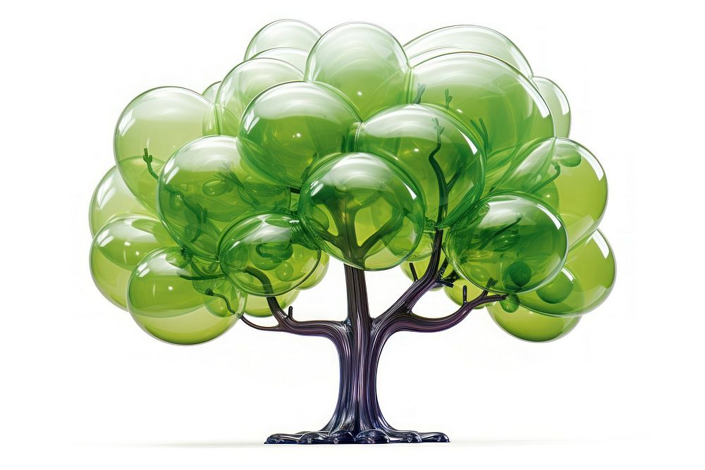 Tree balloon sphere plant. AI generated Image by rawpixel.