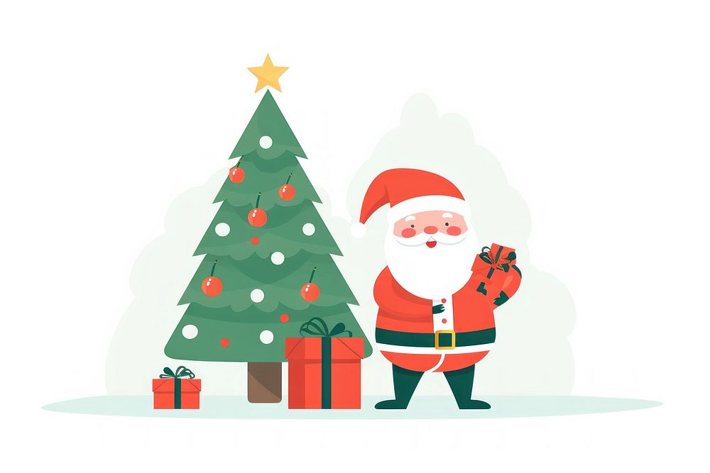 Santa Claus christmas winter gift. AI generated Image by rawpixel.