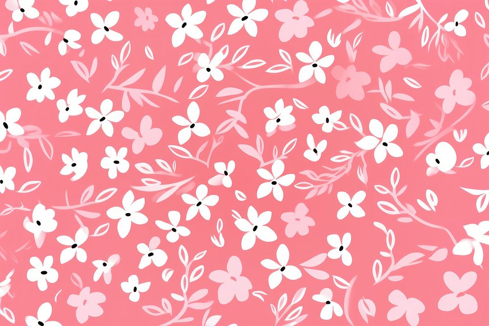 White flower pattern backgrounds abstract. AI generated Image by rawpixel.