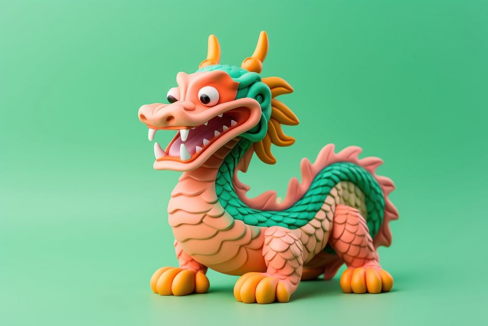 Chinese dragon toy representation chinese dragon. AI generated Image by rawpixel.