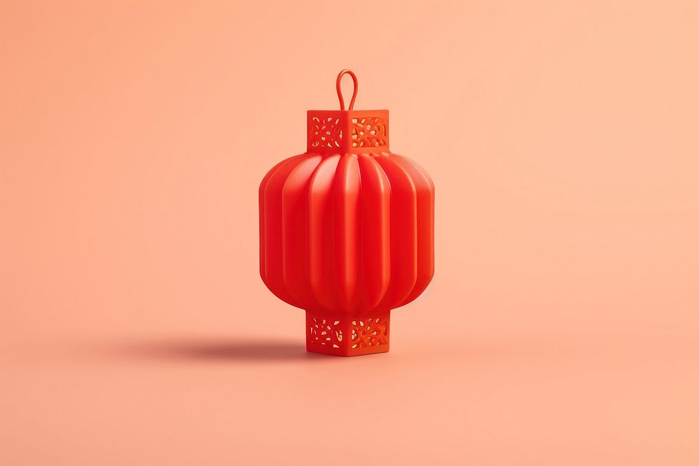 Red Chinese lantern chinese lantern celebration decoration. AI generated Image by rawpixel.