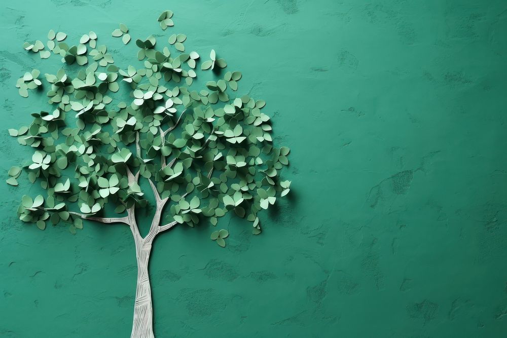 Green tree backgrounds outdoors nature. AI generated Image by rawpixel.