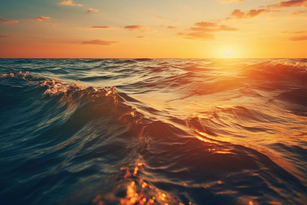 Sea nature backgrounds landscape. AI generated Image by rawpixel.