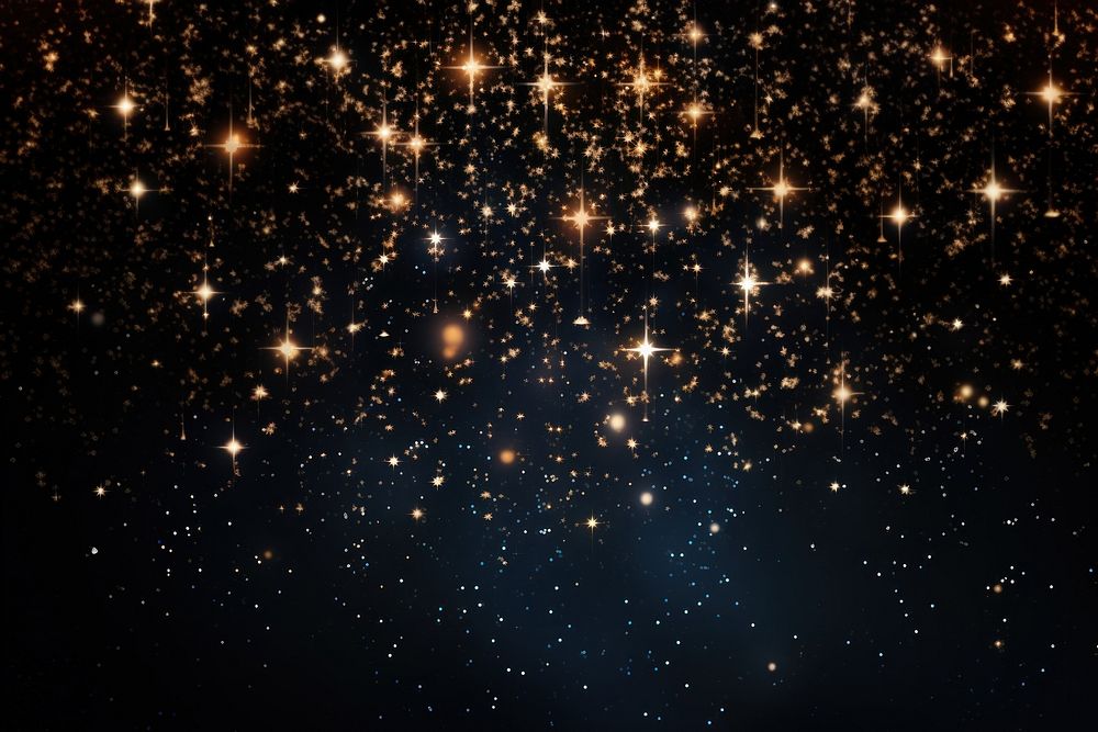 Shiny glitter stars backgrounds astronomy christmas. AI generated Image by rawpixel.