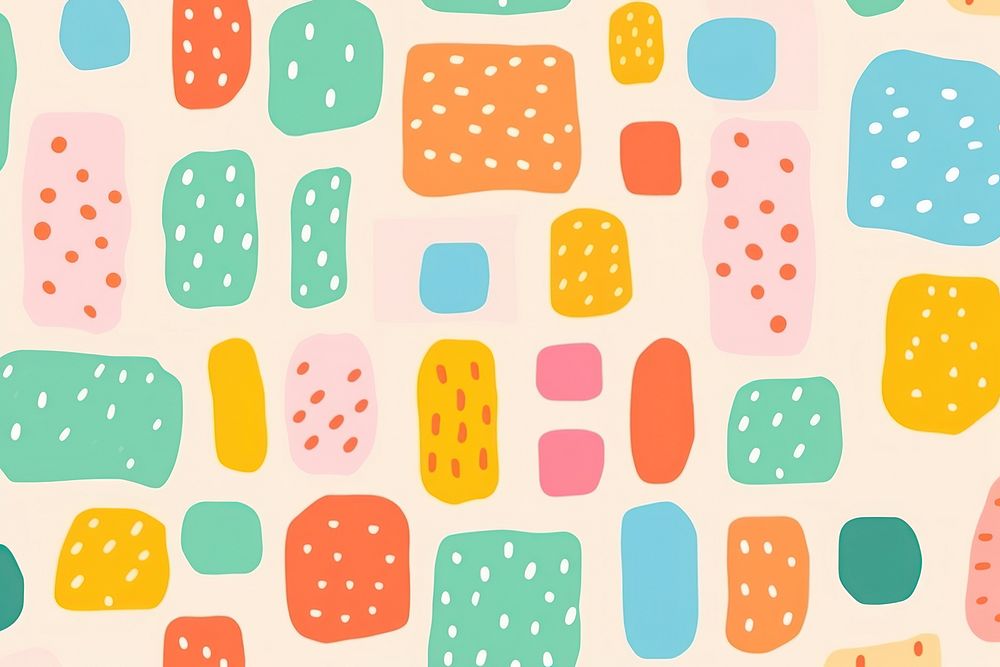 Sticker pattern backgrounds creativity. AI generated Image by rawpixel.