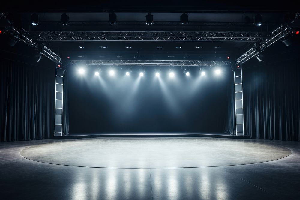 Spotlights stage performance lighting. 