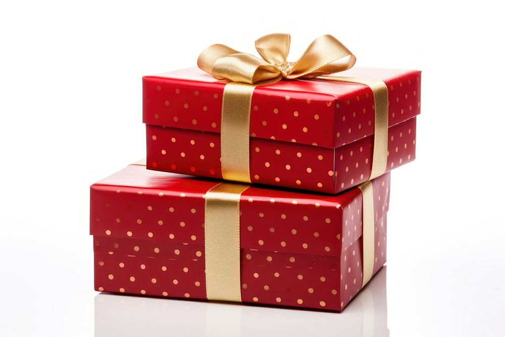 Christmas gift boxs white background celebration anniversary. AI generated Image by rawpixel.