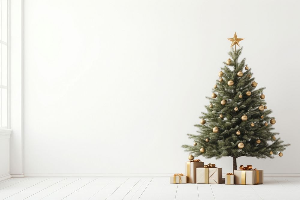 Christmas tree plant gift. AI generated Image by rawpixel.