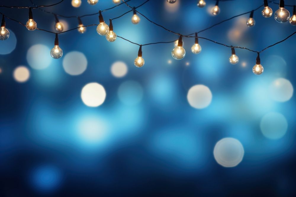 Background christmas garland lighting backgrounds lightbulb hanging. AI generated Image by rawpixel.