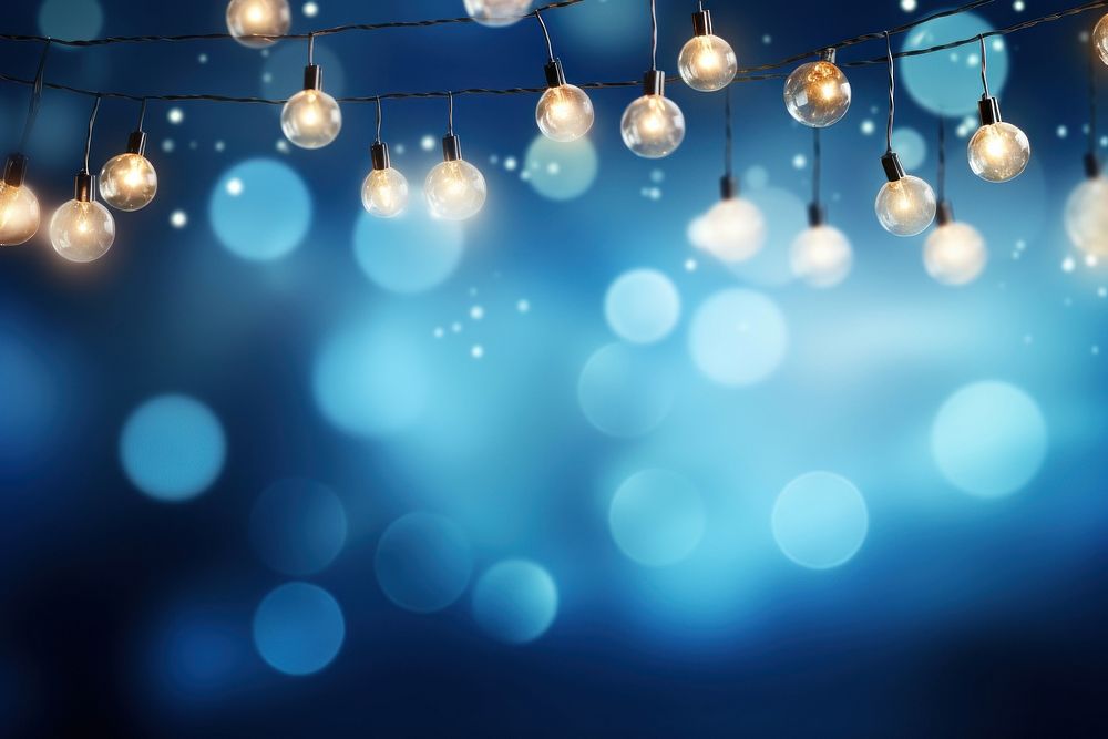 Background christmas garland lighting backgrounds lightbulb hanging. AI generated Image by rawpixel.