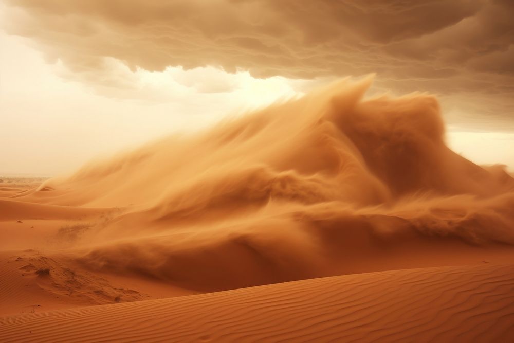 Sand storm desert outdoors nature. | Premium Photo - rawpixel