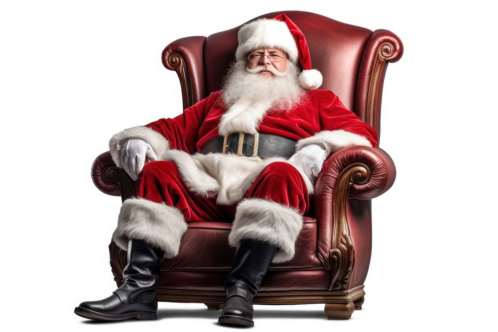 Santa Claus furniture christmas footwear. AI generated Image by rawpixel.