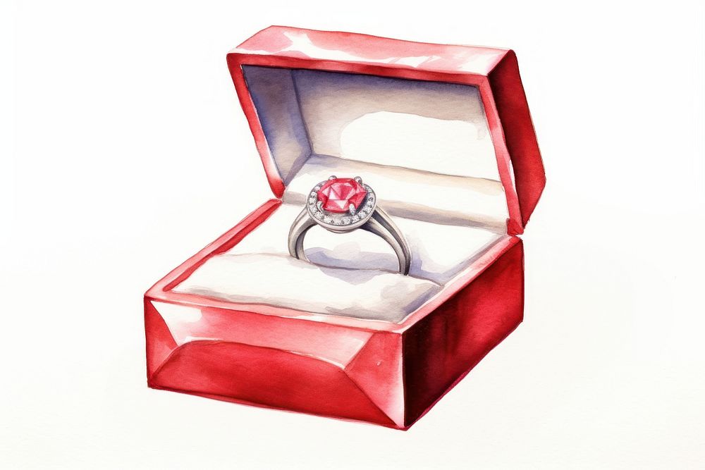 Ring jewelry silver box. AI generated Image by rawpixel.