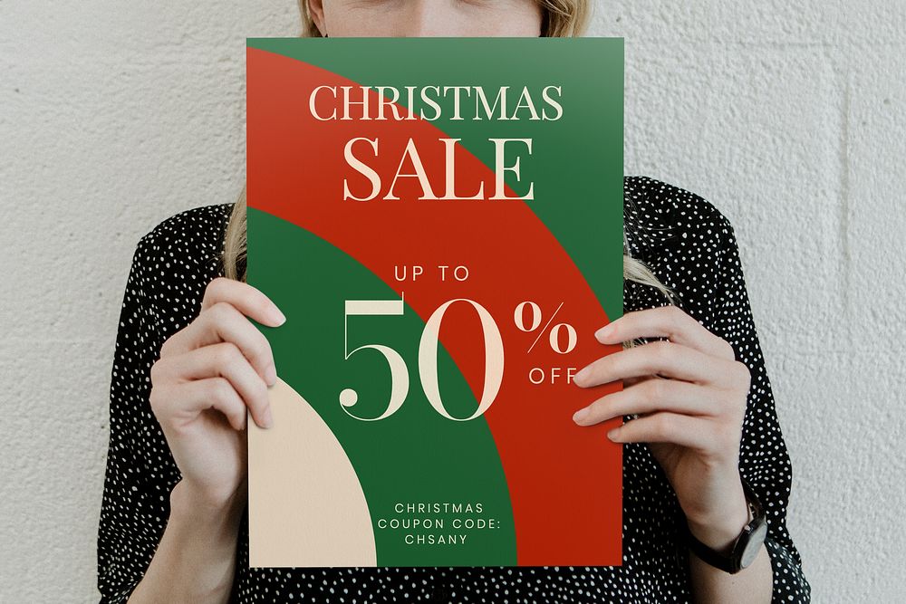 Christmas sale flyer