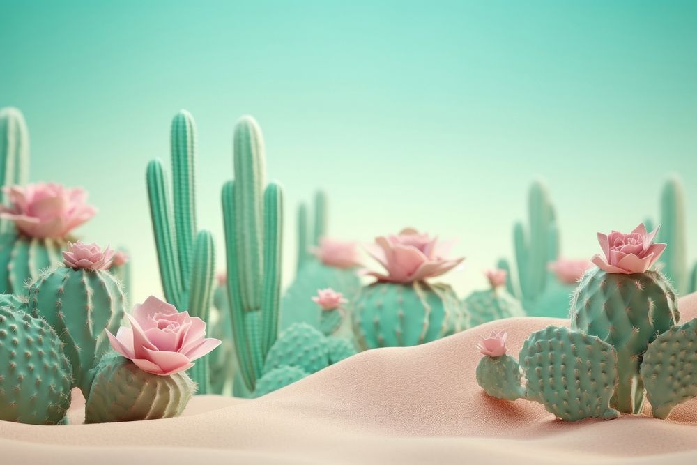 Cactus outdoors desert plant. AI generated Image by rawpixel.