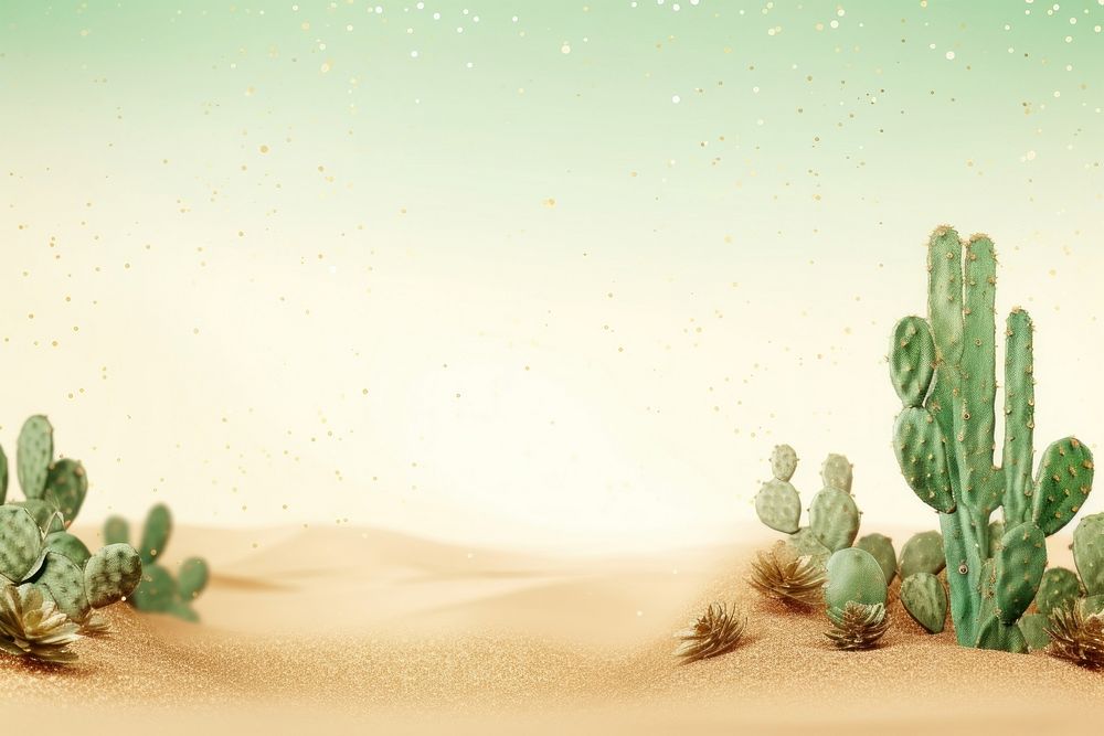 Cactus backgrounds outdoors desert. AI generated Image by rawpixel.