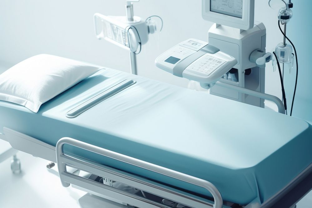 Medical equipment hospital furniture surgery clinic. AI generated Image by rawpixel.
