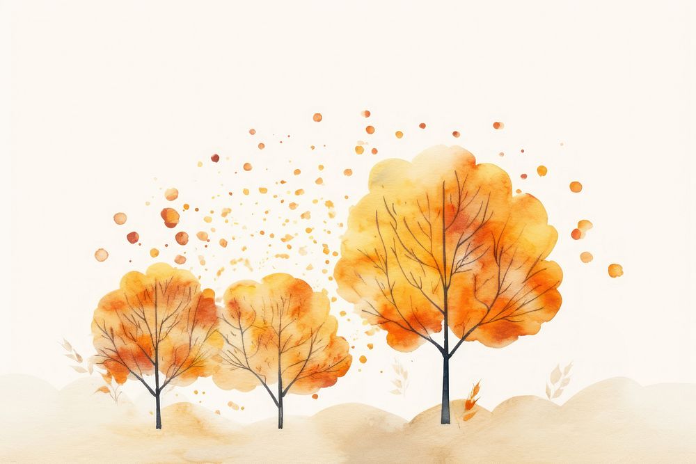 Autumn backgrounds outdoors plant. AI generated Image by rawpixel.