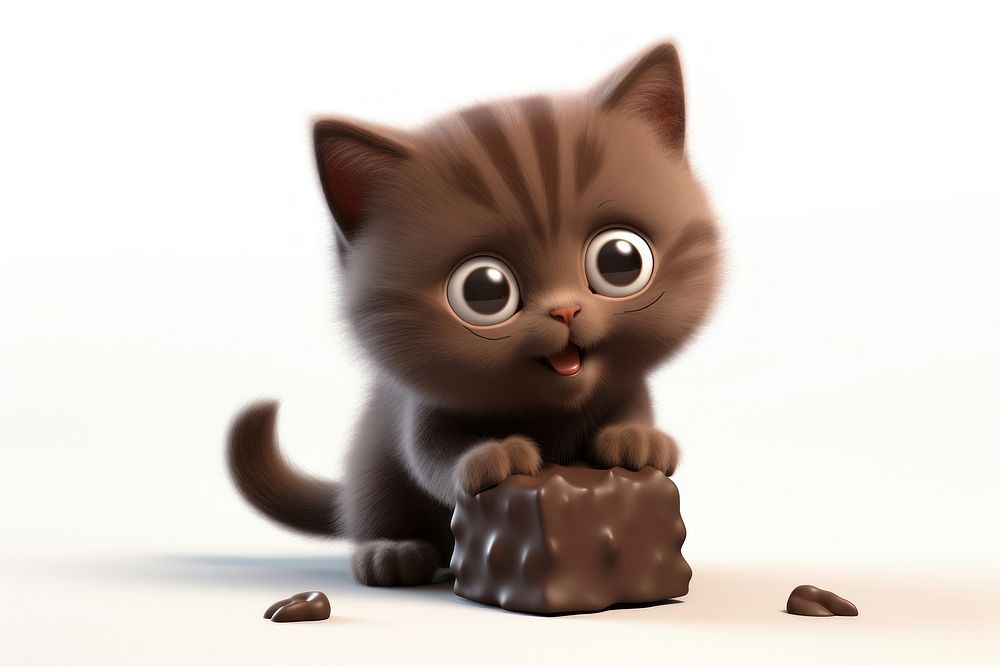 Kitten animal mammal cute. AI generated Image by rawpixel.