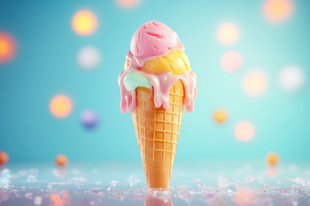 Dessert cream food ice. AI generated Image by rawpixel.