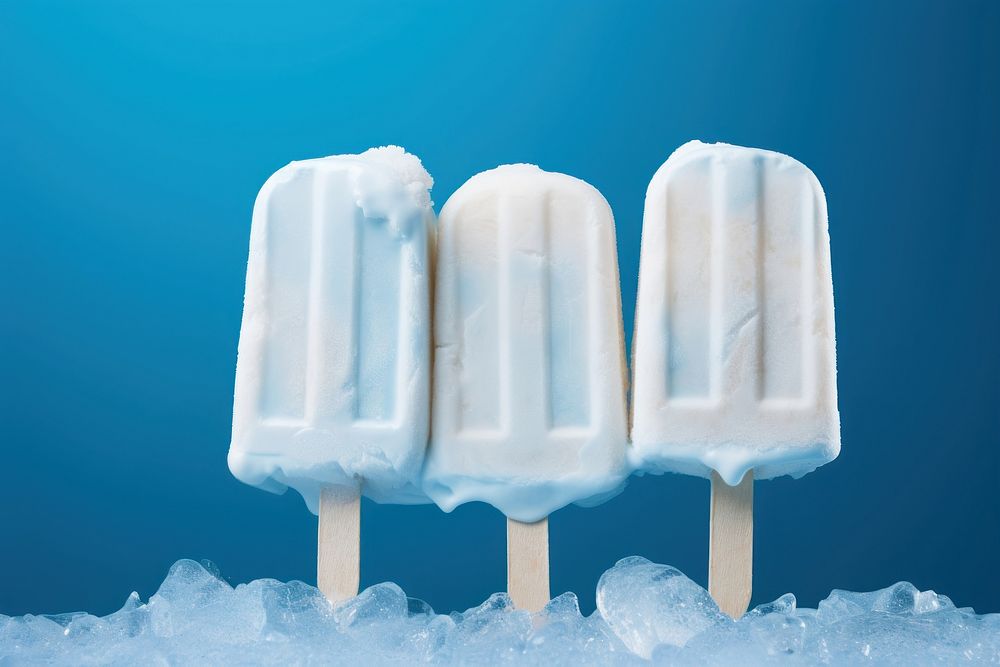 Bits mark ice pops dessert food freshness. AI generated Image by rawpixel.