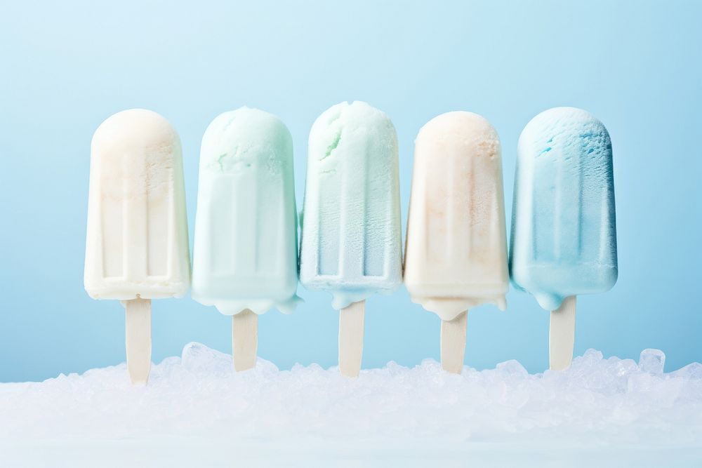 Bits mark ice pops dessert food freshness. AI generated Image by rawpixel.