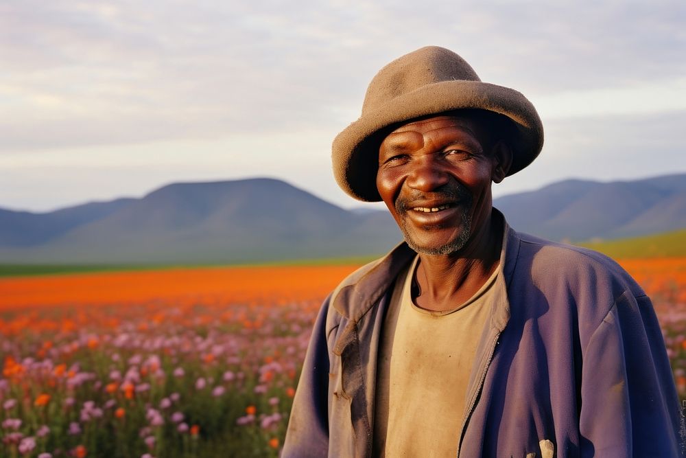 South african man portrait photography landscape. AI generated Image by rawpixel.