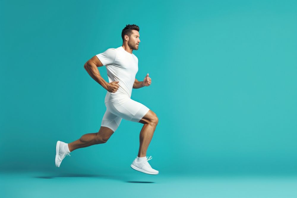 Jogging running shorts adult. AI generated Image by rawpixel.