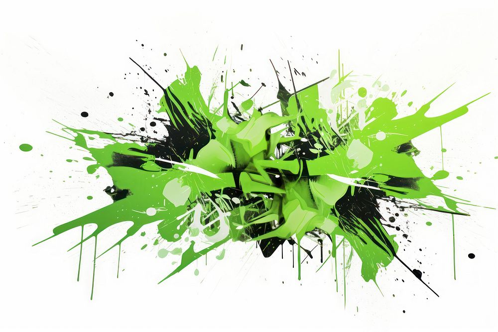 Abstract grungy graffiti green backgrounds abstract. AI generated Image by rawpixel.