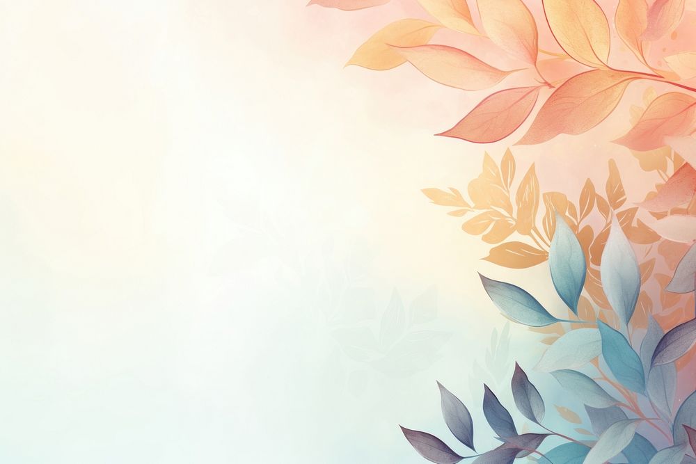 Botanical leaves background backgrounds outdoors pattern. AI generated Image by rawpixel.