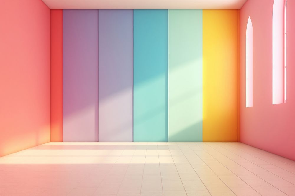 Empty room architecture backgrounds building. AI generated Image by rawpixel.
