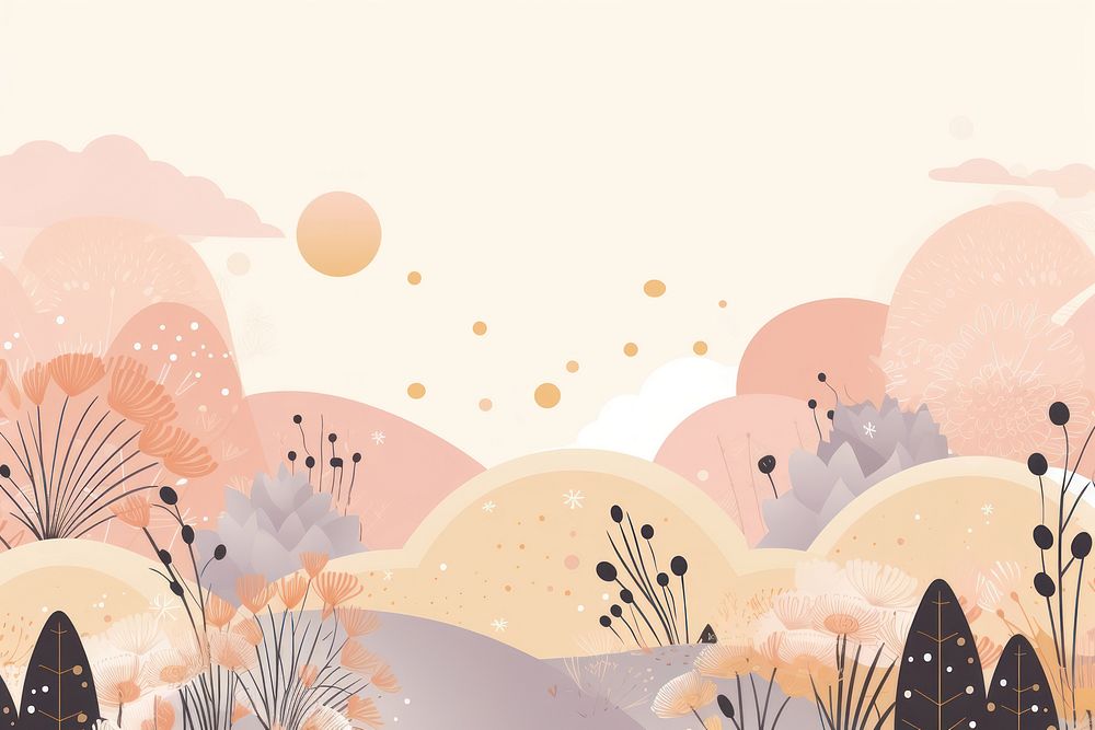Cute background nature backgrounds outdoors. AI generated Image by rawpixel.