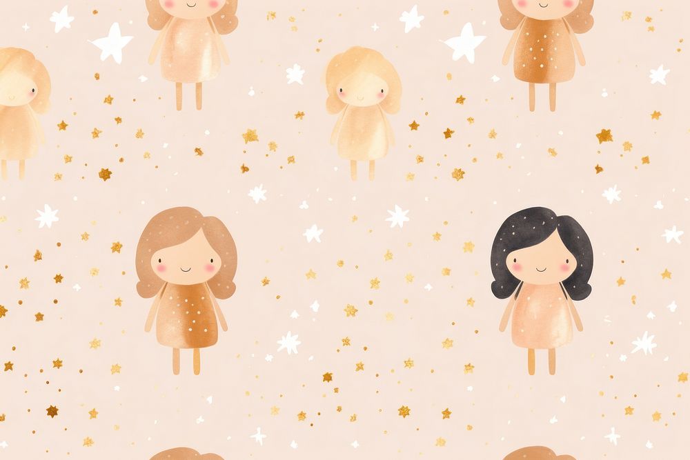 Backgrounds pattern cute representation. AI generated Image by rawpixel.
