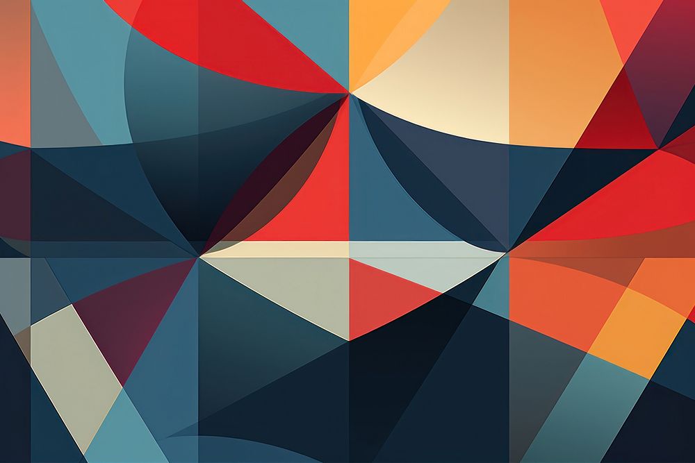Abstract geometric patterns backgrounds graphics art. AI generated Image by rawpixel.