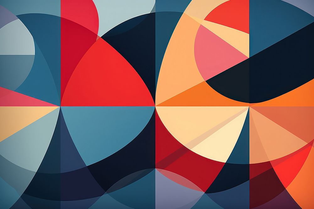 Abstract geometric patterns backgrounds graphics art. AI generated Image by rawpixel.