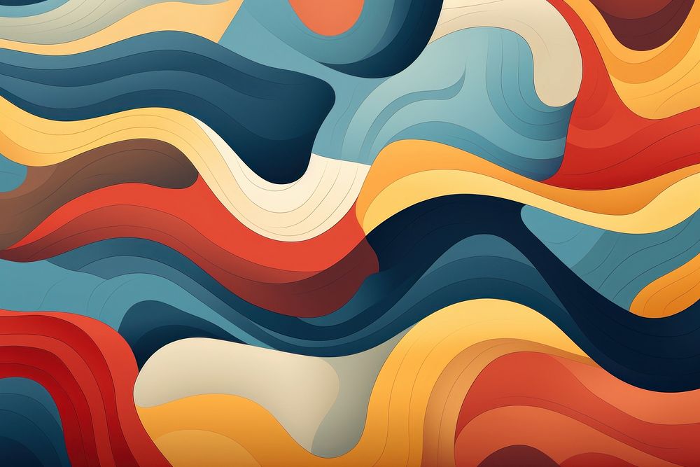 Abstract patterns backgrounds painting graphics. AI generated Image by rawpixel.