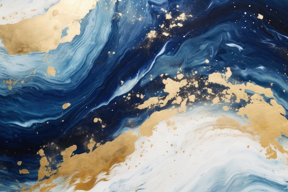Abstract galaxy backgrounds painting space. AI generated Image by rawpixel.