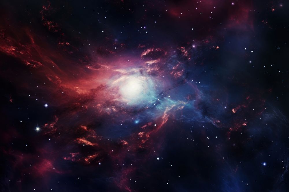 Spiral galaxy space backgrounds astronomy. AI generated Image by rawpixel.