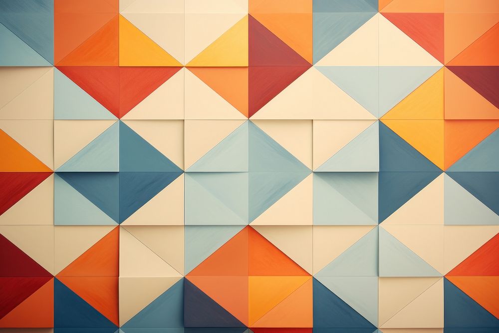 Abstract geometric patterns backgrounds wall art. AI generated Image by rawpixel.