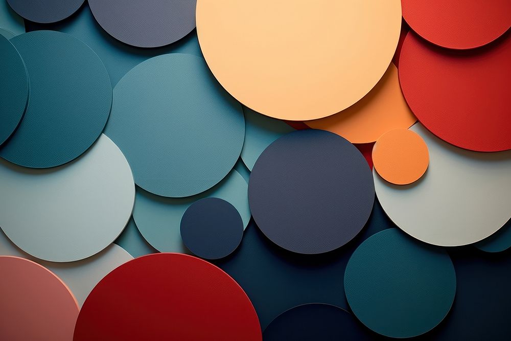 Geometric circles backgrounds pattern paper. AI generated Image by rawpixel.