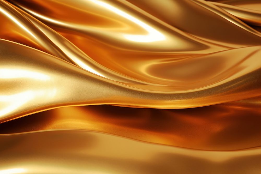 Gold chrome texture backdrop backgrounds silk abstract. AI generated Image by rawpixel.