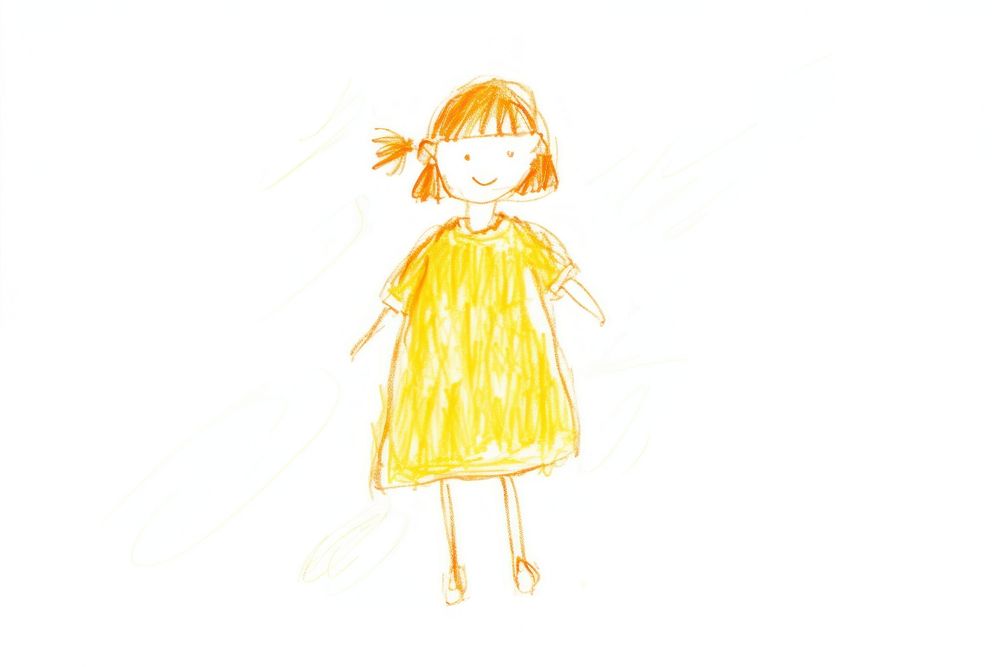 Girl drawing sketch child. AI generated Image by rawpixel.