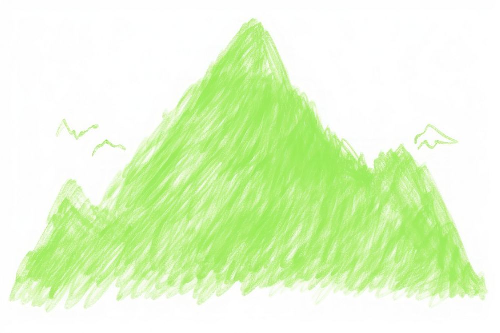 Green mountain backgrounds drawing creativity. AI generated Image by rawpixel.
