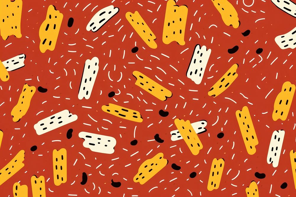 Vibrant french fries pattern backgrounds repetition outdoors. AI generated Image by rawpixel.