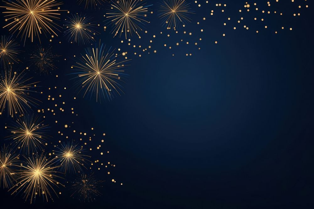 Colorful gold a firework fireworks backgrounds outdoors. AI generated Image by rawpixel.