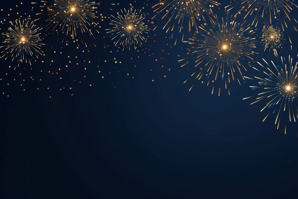 Colorful gold a firework fireworks backgrounds outdoors. AI generated Image by rawpixel.