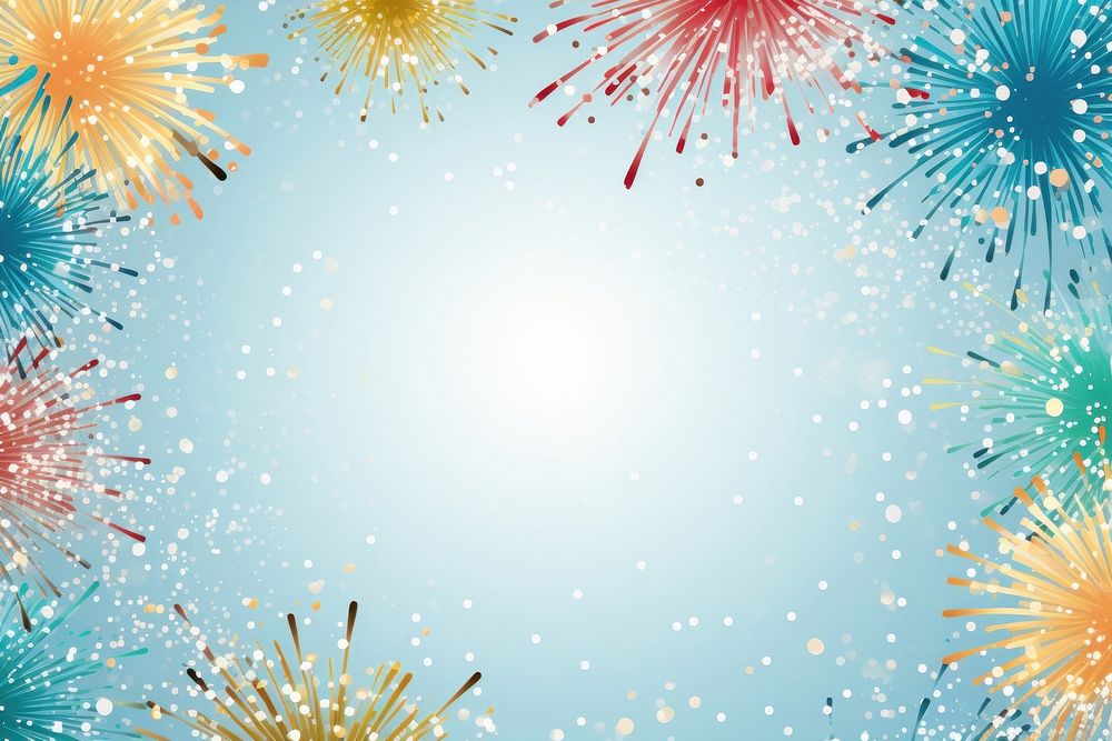 Gold a firework fireworks backgrounds blue. AI generated Image by rawpixel.