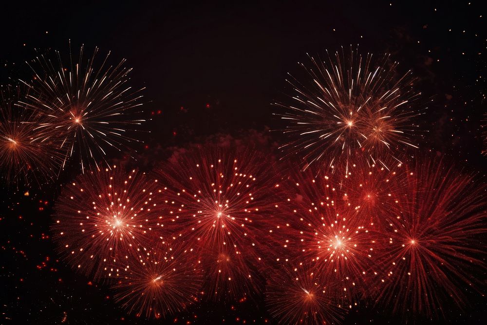 Fireworks night outdoors sky. AI generated Image by rawpixel.