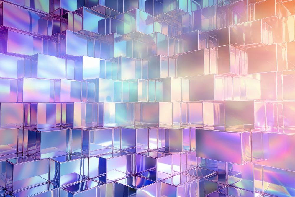 Hologram chrome texture backdrop backgrounds pattern purple. AI generated Image by rawpixel.